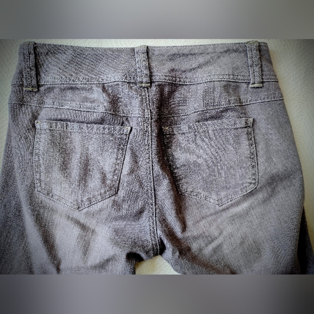 Brand New CAbi Size 4 Lou Lou Straight Leg Jeans Style #332 Grey w/ Stretch! - Picture 4 of 11